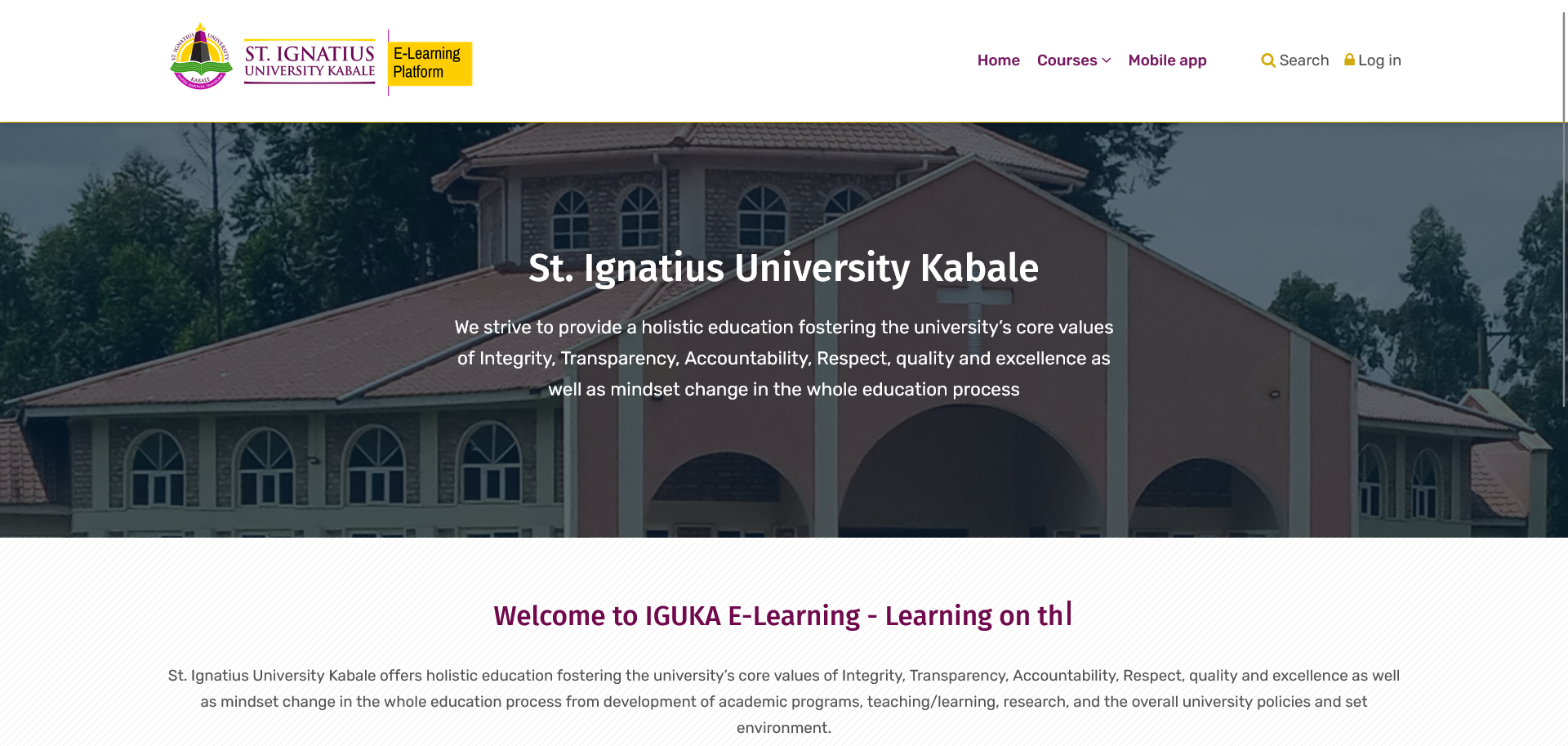 You are currently viewing St. Ignatius University elearning