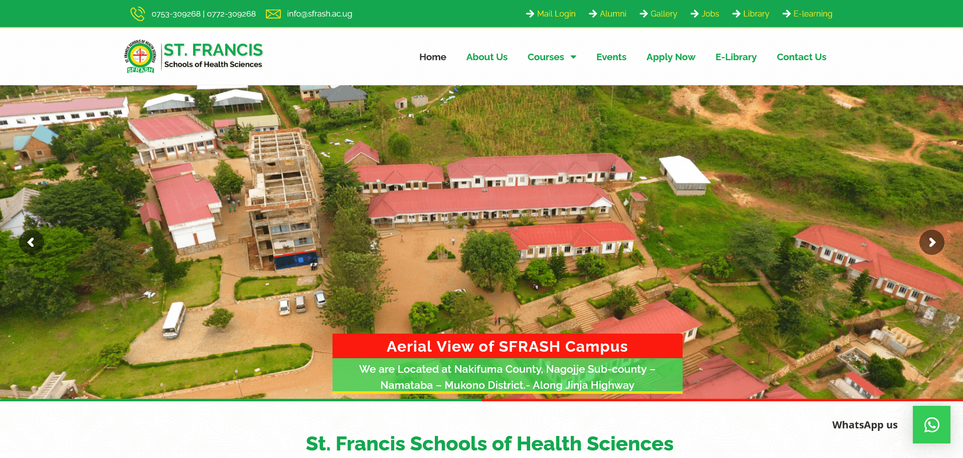 You are currently viewing St. Francis Schools of Health Sciences
